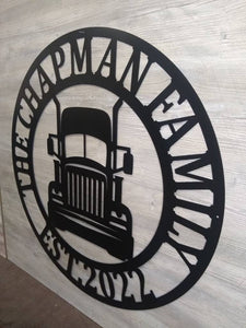 Big Rig Trucker Monogram