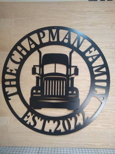 Big Rig Trucker Monogram