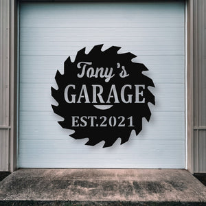 metal garage sign, personalized metal shop sign, tool shed sign, Custom Workshop Sign | Free Shipping | Metal Sign | Gifts | Man Cave