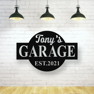 personalized metal shop sign, tool shed sign, Custom Workshop Sign, Personalized Metal Garage Sign / Garage Wall Décor, Metal Wall Décor