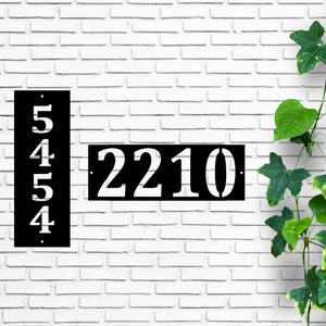 Metal Address Plaque, Metal Address Sign, Address Sign