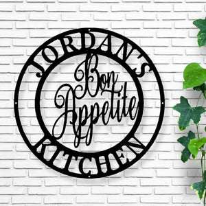 Personalized Kitchen Signs, Custom Kitchen Sign Wall Decor, Custom Metal Sign for Kitchen, Nana's Kitchen Metal Sign, Nana Mothers Day Gift