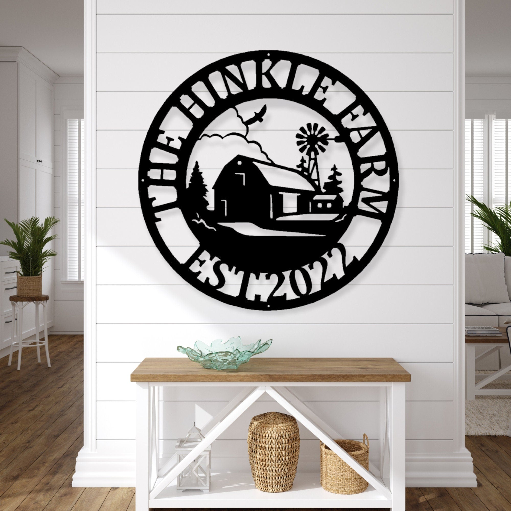 Farm Life Rustic Metal Tin Sign - 8x11 Inch Wall Décor For Barn, Garage, Or Man Cave
