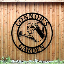 Load image into Gallery viewer, Personalized Metal Gardening sign, custom yard sign, garden decoration, Mother’s Day, Garden Sign, custom garden gift, Metal Greenhouse Sign
