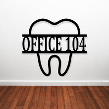 Load image into Gallery viewer, Dentist Office Wall Décor, Dentist Gift, Dental Office Sign, Dentist Office Metal Wall Decor, Personalized Dental Metal Wall Art, Hygienist
