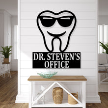 Load image into Gallery viewer, Dentist Office Wall Décor, Dentist Gift, Dental Office Sign, Dentist Office Metal Wall Decor, Personalized Dental Metal Wall Art, Hygienist
