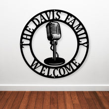 Load image into Gallery viewer, Custom Music Audio Studio Metal Wall Art | Unique Home Decor | Modern Musician Gift | Personalized Metal Art Sculpture
