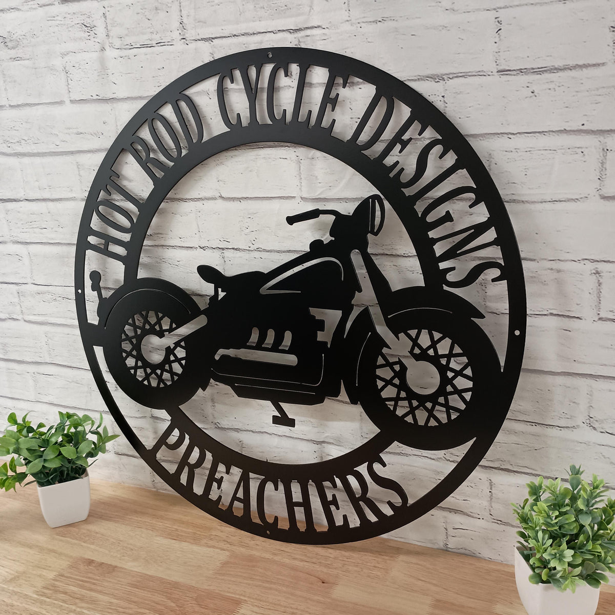 Motorcycle Metal Sign