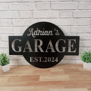 personalized metal shop sign, tool shed sign, Custom Workshop Sign, Personalized Metal Garage Sign / Garage Wall Décor, Metal Wall Décor