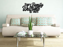 Load image into Gallery viewer, Every family has a story welcome to ours, metal monogram, metal wall decor, metal quote, Housewarming Gift,Christmas gift
