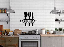 Load image into Gallery viewer, Metal Kitchen Sign Decor Kitchen Wall Decor Kitchen Wall Art Kitchen Word Sign Kitchen Gift Kitchen Decor Cooking Gift Housewarming Gift
