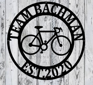 Metal Wall Art, Bicycle Wall Art, Metal Bike Wall Art, Cyclist Gift, Biker Art, Metal Wall Decor, Home Living Room Decor, Wall Hangings