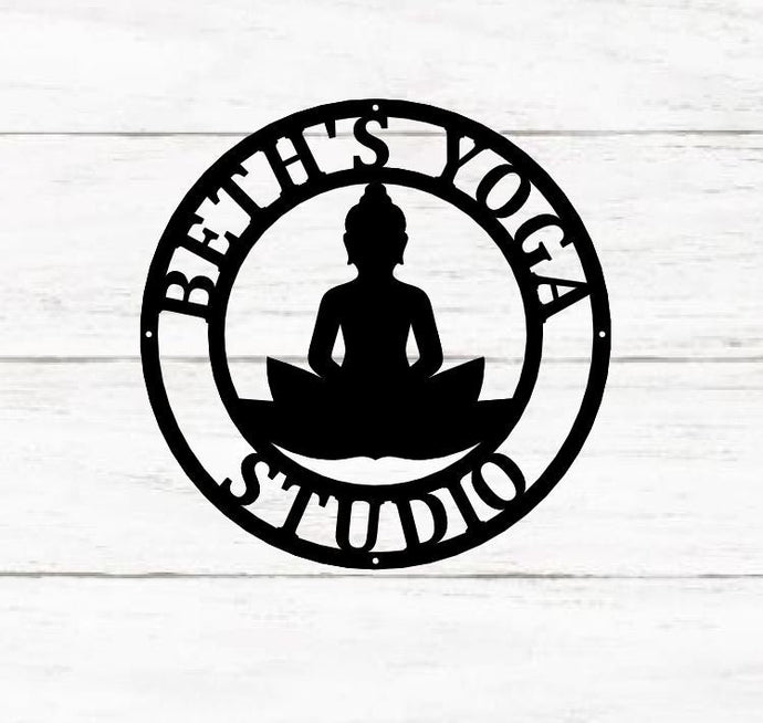 Yoga Studio Decor, Lotus Flower sign, Lotus Wall Art, Metal Wall Décor, Metal Wall Hangings, Home Decoration, Yoga Wall Art