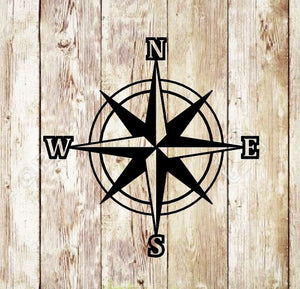 Personalized Compass Rose Metal Sign - Nautical Address Wall Art - Coordinates Wall Decor - Housewarming -Free Shipping - Custom Coordinates