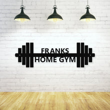Load image into Gallery viewer, Gym Sign | Personalized Home Gym Sign | Custom Metal Gym Sign | Home Gym Sign | Cross Fit Sign, Gym Sign | Personalized Home Gym Sign
