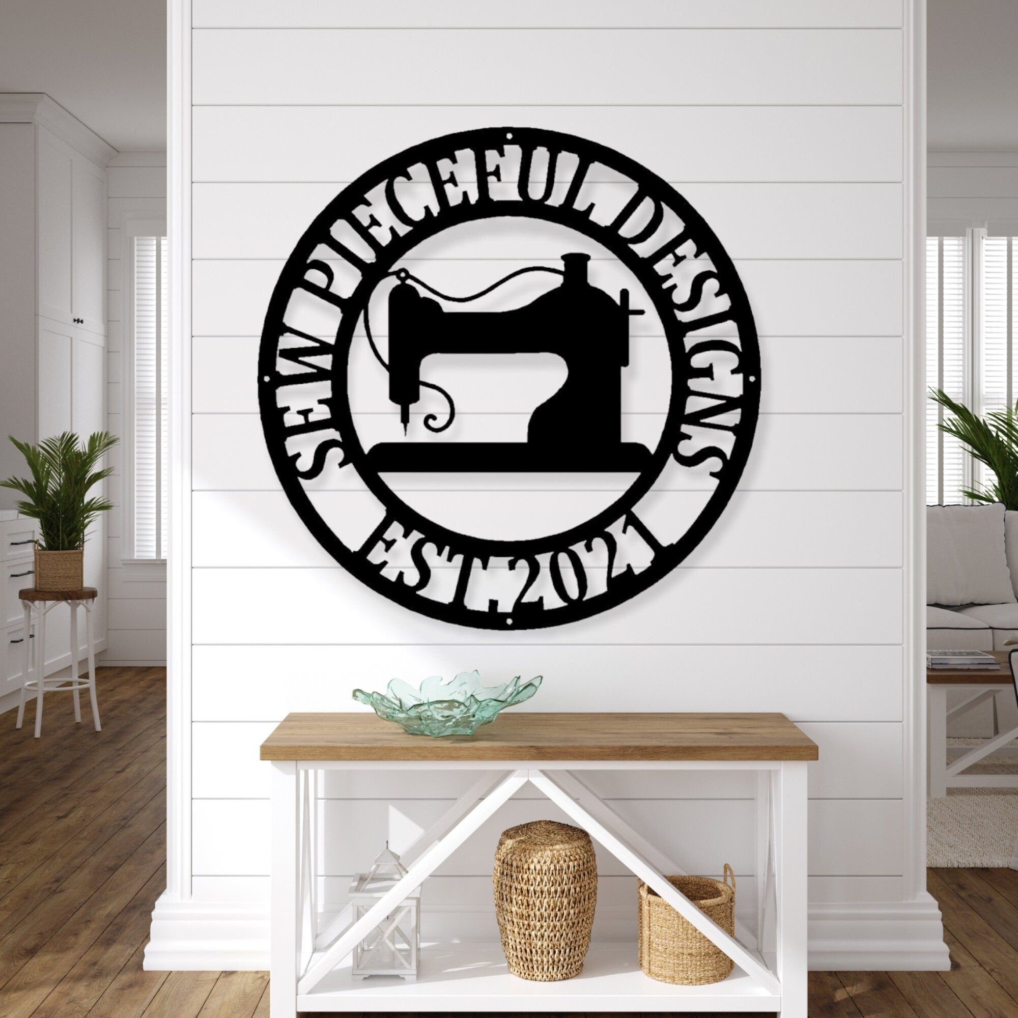 Personalized Sewing Room Customized Classic Metal Signs - Wander Prints™
