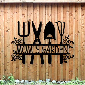 Personalized Metal Gardening sign, custom yard sign, garden decoration, Mother’s Day, Garden Sign, custom garden gift, Metal Greenhouse Sign