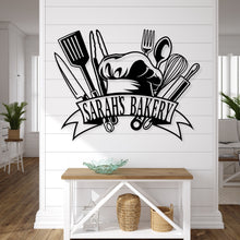 Load image into Gallery viewer, Kitchen Gifts, Custom Metal Sign for Kitchen, Personalized Kitchen Signs, Kitchen Wall Decor, Nana Mothers Day Gift, Custom Kitchen Sign
